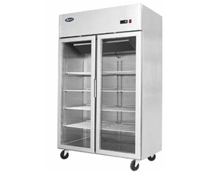 Double Glass Door Fridge