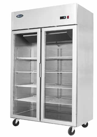 Double Glass Door Fridge