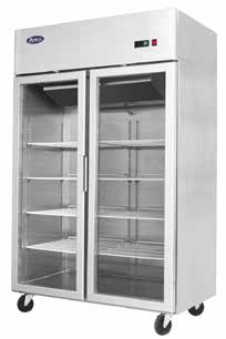 Double Glass Door Fridge