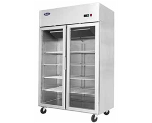 Double Glass Door Fridge