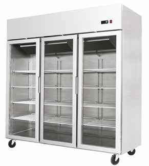 Triple Glass Door Fridge