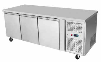 Triple Door Counter Freezer