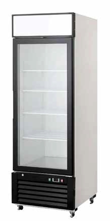  Single Glass Door Fridge