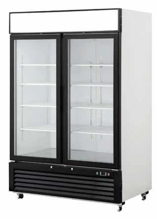 Double Glass Door Fridge