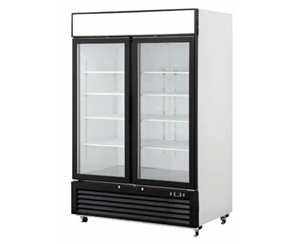 Double Glass Door Fridge