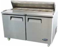 Large Double Door Food Prep Table