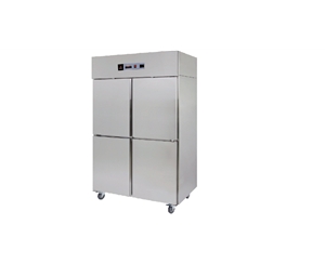 Upright fridge and freezer