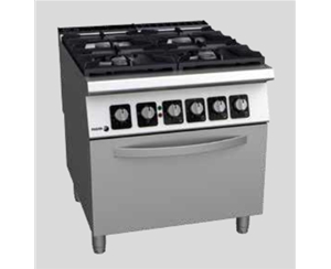 Gas cookers with electric oven