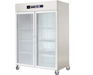 750mm deep upright display refrigerator