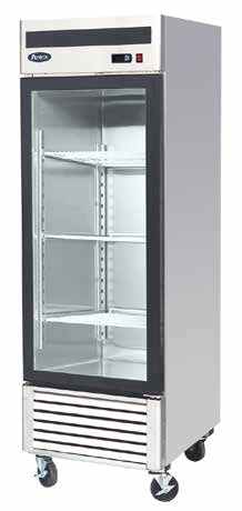 Single Glass Door Freezer