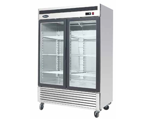 Double Glass Door Freezer